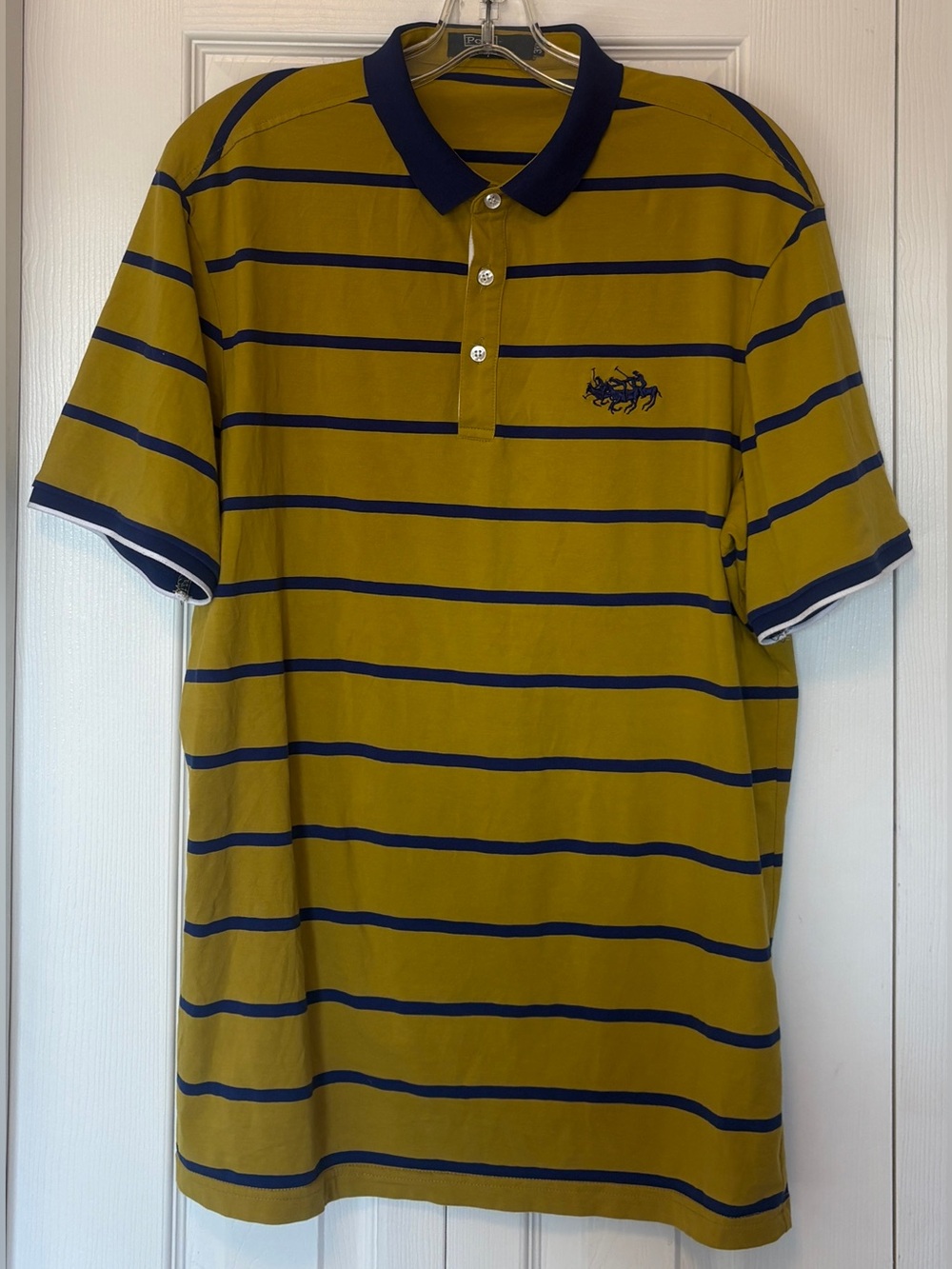 Polo Ralph Lauren Triple Pony Striped Shirt 3XL Fits Large/XLarge L XL